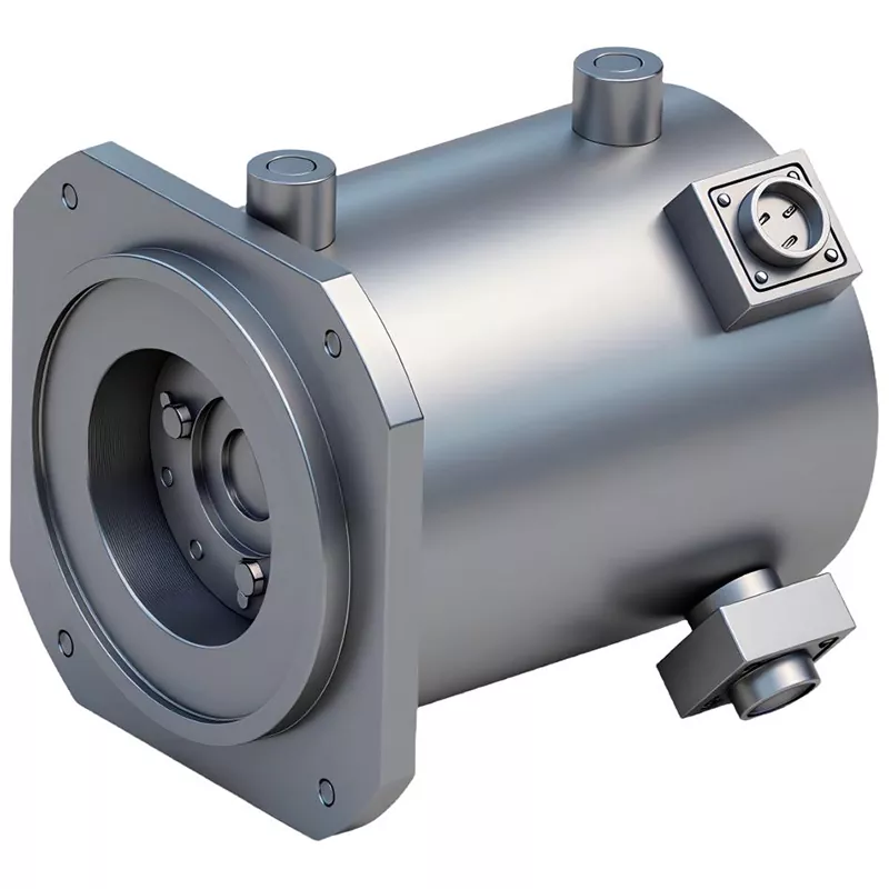 Motor de ímã permanente refrigerado a água cantilever de aço inoxidável